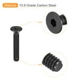 thumbnail image 4 of 1/4-20x1-1/2" Flat Head Socket Cap Screws, 10.9 Grade Carbon Steel Screw Bolts Fasteners 20Pack, 4 of 5
