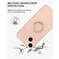 thumbnail image 6 of case for iPhone 13 Mini Case with Ring Holder Magnetic Kickstand Soft TPU Non-Slip Matte Back Cover Microfiber Lining Anti-Scratch Shockproof Full-Body Protective Case for iPhone 13 Mini(Pink), 6 of 14