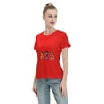 thumbnail image 4 of T-Shirt Basique à Manches Courtes pour Femmes une Pièce, 4 of 6