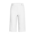 thumbnail image 6 of RYRJJ Bermuda Shorts for Women Summer High Waisted Trendy Chino Shorts Plus Size Casual Straight Leg Pull On Flat Front Shorts(White,5XL), 6 of 8