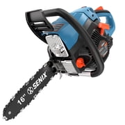 SENIX 46CC 4-Cycle Gas Powered Chainsaw, 16 Bar and Chain, Cordless Chain Saw with Loop Handle for Wood Cutting and Tree Trimming Automatic Oiler, CS4QL-L3