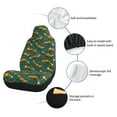 thumbnail image 6 of Sikiie Green Plants with Fox Car Seat Covers 2PCs Front Car Seat Covers Universal fit for Most Cars SUVs and Trucks-2 PCS, 6 of 9