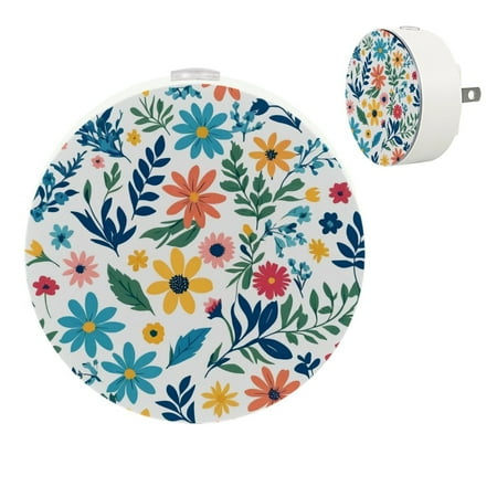 

YZUOUZY Night Light Small Lamp Small Bedside Lamps Set of 2 Summer Tiny Flower