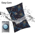 thumbnail image 6 of Rateoe Peacock Feathers Pattern Decorative Pillow Case,Throw Pillow Covers,Plush Pillow Cover,Soft Pillow Case,Velvet Pillow Case-20"x30", 6 of 6