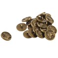 thumbnail image 3 of 60PCs Botones de AleacióN de Zinc Cabeza de Caballo Tallado Redondo Tono de Bronce 15Mm (5/8 Pulgadas) Dia., 3 of 5