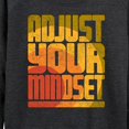 thumbnail image 3 of Instant Message - Adjust Your Mindset - Women's Lightweight French Terry Long Sleeve Shirt, 3 of 6