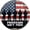 A, variant on Flag Round Metal Sign Patriotic Eagle Wreath Wall Art Decor Signs Vintage Wall Decor for Home Cafe Office, 30x30cm/11.8x11.8