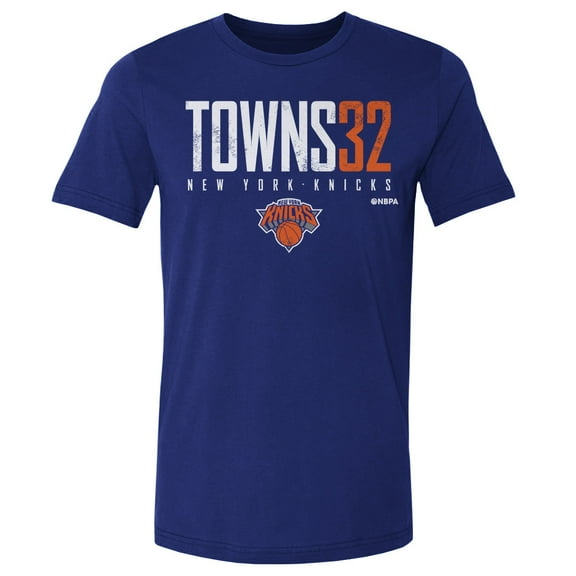 Men's 500 Level Karl-Anthony Towns Blue New York Knicks Elite Player T-Shirt