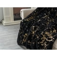 thumbnail image 4 of Cassilda Luxury Chinchilla Faux Fur Gilded Throw Blanket (60" x 80"), 4 of 4
