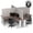 Dark Tone Desk Silver Paint, variant on 4-Person X-Shaped Office Cubicle Workstation, L-Shaped Powered Desk Cluster, 67" High Privacy Panels, Shared Partition Commercial Grade Quad Desk System