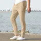 thumbnail image 4 of Pantalones Casuales De Lino De Algodón Sueltos Para Hombre, 4 of 8