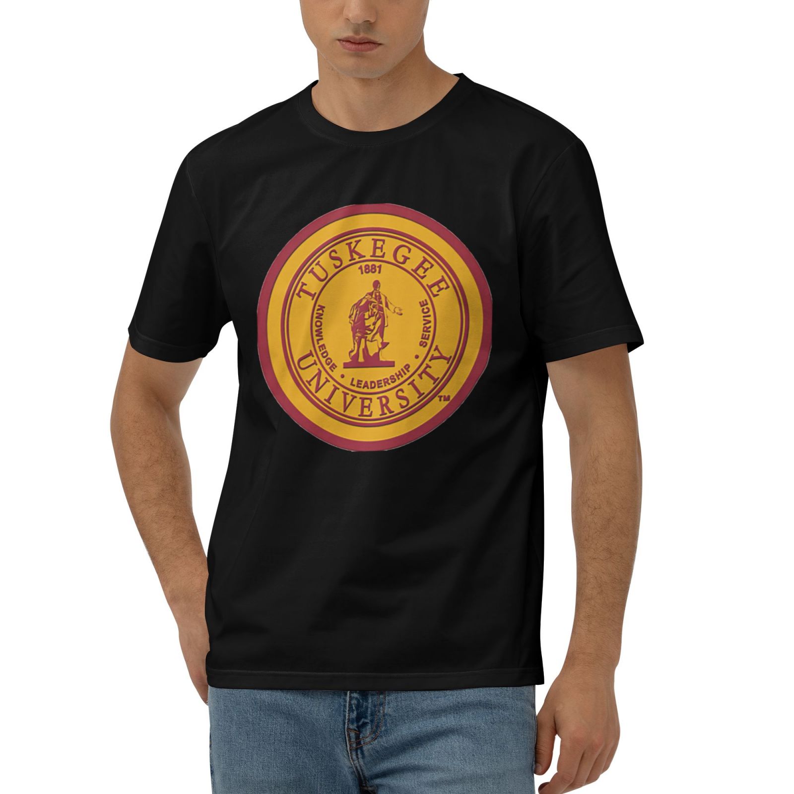 Suffolk University Logo Men's T-Shirt - 170g Combed Cotton, Short Sleeve, Comfort Fit