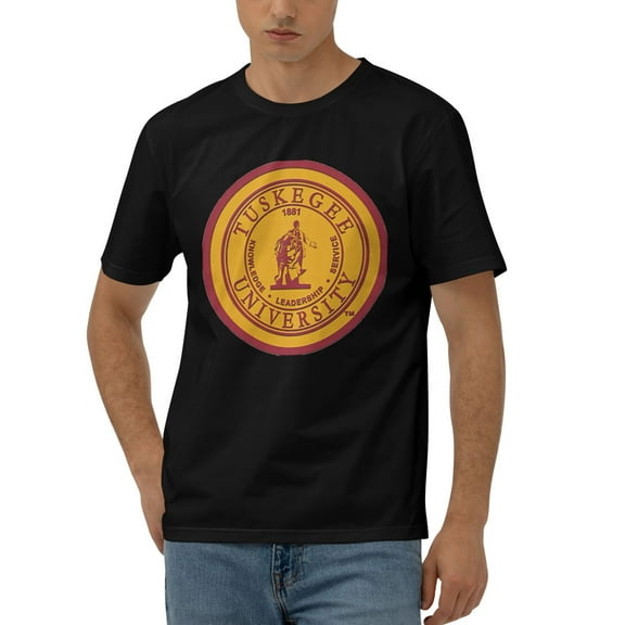 Tuskegee University Men'S 170g Combed Cotton Short Sleeve T-Shirt