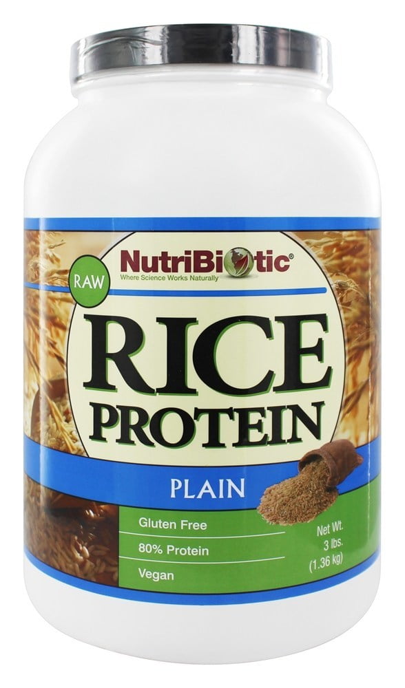 Nutribiotic Vegan Rice Protein Plain 3 lbs.