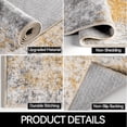 thumbnail image 4 of Area Rug - 5*7 Ultra-Thin Washable Rug, Moroccan Living Room Rug, Boho Rug Geometric, Non-Slip Non-Shedding Carpet for Kitchen Bedroom.RED, 4 of 6