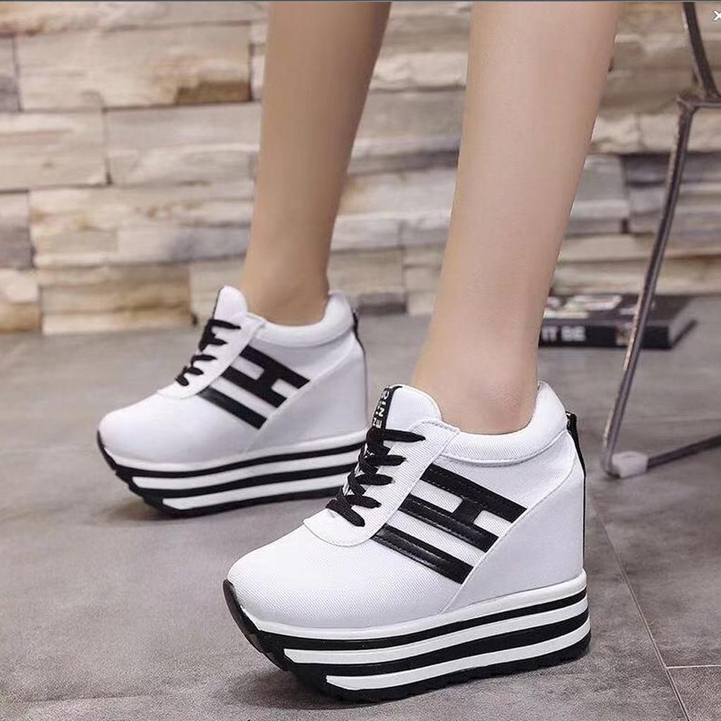 Dropship Women Walking SportShoes Fashion Comfortable Lightweight Sneakers  Ladies Thick Bottom Casual Footwear Height Increasing Trainers to Sell  Online at a Lower Price