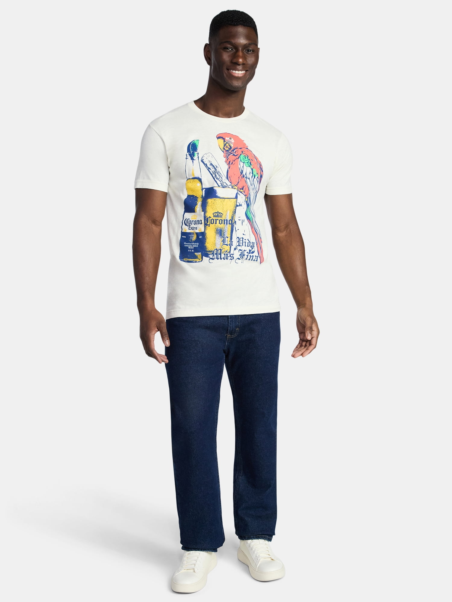 Corona Men's and Big Men's Graphic Tee with Short Sleeves, Sizes S-3XL