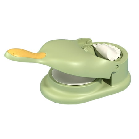 

2 in 1 Dumpling Maker Machine for Adult Kids Dumpling Skin Maker Dumpling Moulds Home Manual Dumpling Making Tool Happy & Easy to Make Dumplings green