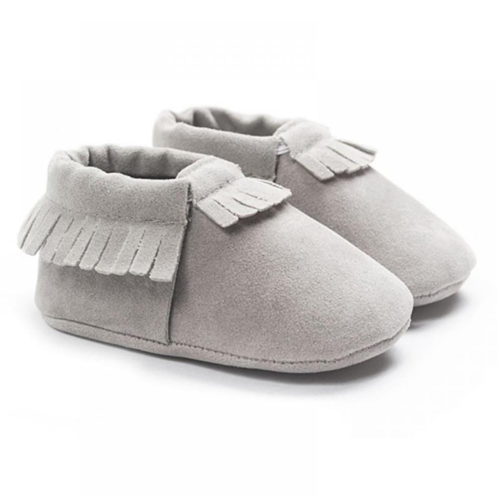 Infant Boys Girls Soft Soled Bowknot Tassels Slippers Toddler First Walker Shoes SOFMUO Baby Moccasins 