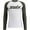 Bright White/Olive, variant on Adult Male Racex Classic Long Sleeve Shirt, Color: Bright White/Olive, Size: XL