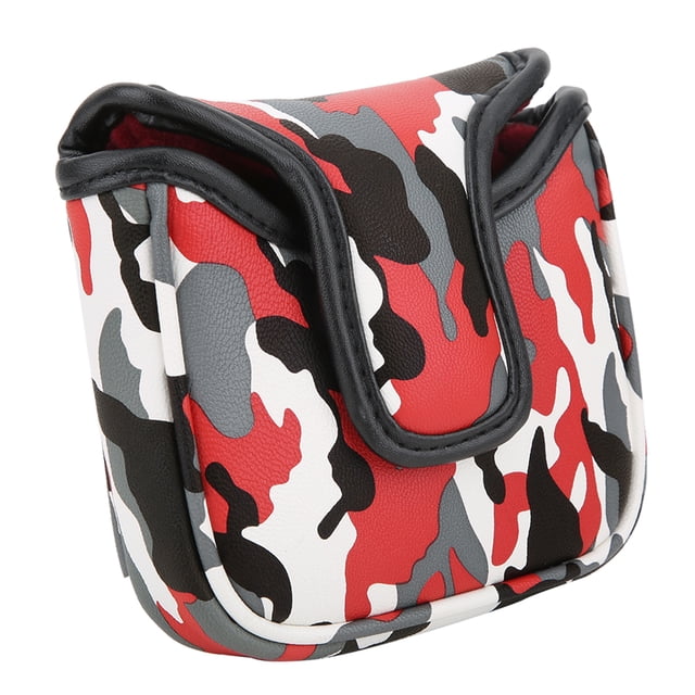 Funda para palo de golf cuadrada, funda de camuflaje, impermeable, de poliuretano, con cierre magnético
