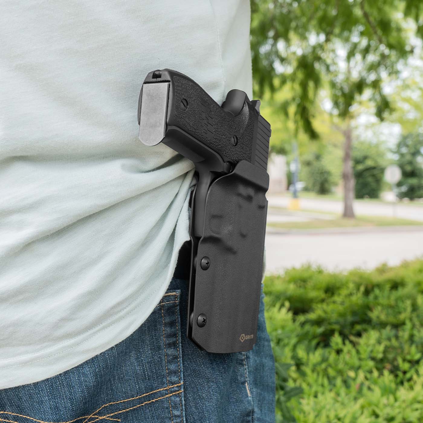 GRITR OWB Kydex Right Hand Pistol Holster Fits Sig Sauer P226