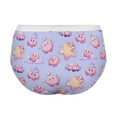 thumbnail image 4 of Kirby Character Pattern Women's Brief Lady Lace Underwear Breathable Elastic Sexy Bikini Hipster Panties, 4 of 6