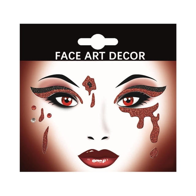 LUVCLS Parches faciales autoadhesivos para maquillaje de fiestas y vacaciones хб #✨