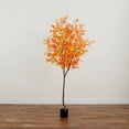 thumbnail image 5 of Nearly Natural 7ft. Autumn Maple Artificial Fall Tree, Orange, 5 of 5