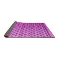 thumbnail image 2 of Ahgly Company Indoor Round Abstract Pink Modern Area Rugs, 7' Round, 2 of 4
