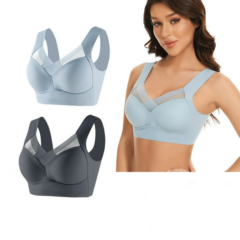 EHQJNJ Bra for Women Wireless Padded Women's New Large and Thin