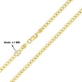 thumbnail image 2 of 14K Yellow Gold Filled 4.1MM Curb Link Chain with Lobster Clasp - 24 Inch, 2 of 6