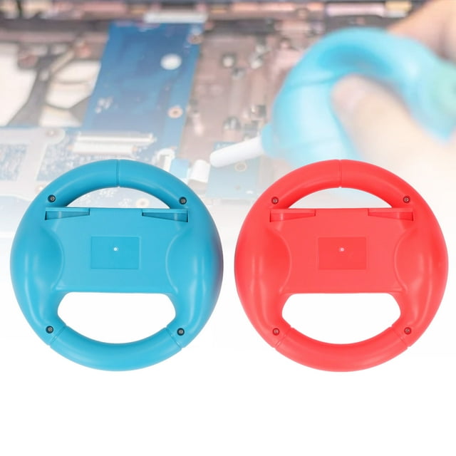 Poignée de Volant de Course pour Manette de Jeu pour Switch Joy-Con, Compatibilité Universelle Améliore la Course et le Dérapage avec Matériau ABS et Design Portable