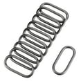 thumbnail image 1 of Unique Bargains Black Iron Electroplating Oval Buckles 10 Pack, 1 of 4