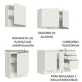 thumbnail image 4 of Cocina Integral Madesa Glamy Con Tarja 180 Cm Blanco Madesa Glamy, 4 of 10