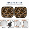 thumbnail image 6 of Salouo Leopard Print Pattern Car Windshield Sun Shade Foldable | Front Windshield Shade for Sun, Heat and UV Rays | Interior Sun Protection-Medium, 6 of 6