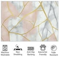 thumbnail image 4 of Living Room Area Rugs, Marble Geometric Shape Texture Printed Design Carpet, Rose Gold Washable Rectangle Rug, Soft Short Pile Carpet For Bedroom Dining Room Non-Slip Rug, 4 of 7