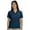 Navy, variant on Devon & Jones Classic Devon & Jones Women'S Pima Pique Short-Sleeve Y-Collar Polo Shirt - Forest - Xxx-Large