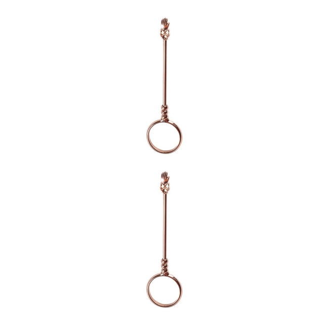 Naiovety Anillo con soporte para cigarrillos, artefacto para fumar hecho a mano, accesorio de Tobacciana, coleccionables de joyería para Type2 NO2