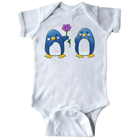 

Inktastic Cute Penguins in love for Valentine s Day Gift Baby Boy or Baby Girl Bodysuit