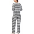 thumbnail image 2 of Nautica Womens Pajamas - Cozy Silky Fleece - 2 Piece Long Sleeve Winter Sleepwear Set for Women (Fairisle/XX-Large), 2 of 3