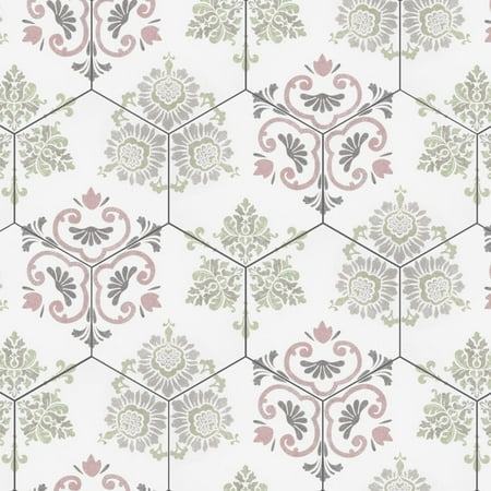 Merola Tile Fcd10fpx Fantasy Hex - Pink