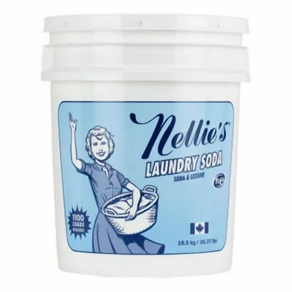 Nellie's Soda à Lessive en Vrac 1 100 Brassées, 16,5 kg (36,37 lb)