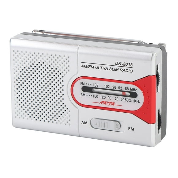 Radios Portable AM , Battery Operated Pocket Transistor Radio with Speaker and Headphone Jack for Home and Outdoor