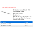 thumbnail image 2 of Oil Dipstick - Compatible with 1988 - 1995 Chevy C1500 1989 1990 1991 1992 1993 1994, 2 of 3