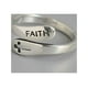 thumbnail image 3 of Anillo de plata de ley s925, anillo personal retro con cruz de fe antigua, 3 of 5