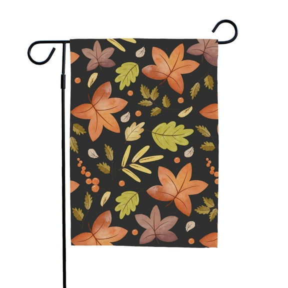 Falling Leaves 12x18 garden flag, Autumn House Decor