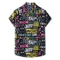 thumbnail image 2 of TAIAOJING Summer Men's Shirts Mens Hawaiian Beach Short Sleeve Pocket Button Down Blouse Shirt, 2 of 5