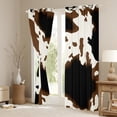 thumbnail image 3 of Homewish Animal Cow Print Blackout Curtains Set of 2 (52x84 Each) for Female Men Adults,Black White Window Curtains,Rustic Farmhouse Curtains and Drapes,Lightweight Room Decor, 3 of 6