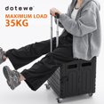 thumbnail image 2 of Carrito utilitario plegable dotewe Caja rodante portátil negra, 2 of 9